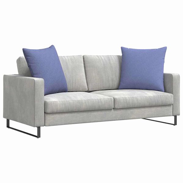 vidaXL Sofa Kussens 2 stuks Blauw 80 x 80 cm Stof