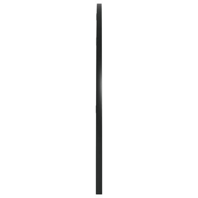 vidaXL Wandspiegel boog 100x50 cm ijzer zwart
