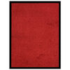 vidaXL Deurmat 60x80 cm rood