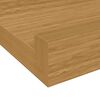 vidaXL Wandplank met plank 2 pcs Beige 40 x 9 x 3 cm Bewerkt hout