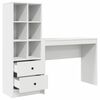 vidaXL Bureau met lade 2 pcs Wit