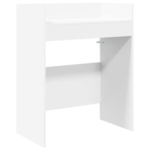 vidaXL DJ Tafel Wit 102 x 45 x 102 cm Bewerkt hout