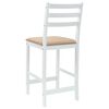 vidaXL Eettafelstoelen 2 pcs Wit 40 x 47,5 x 99,5 cm
