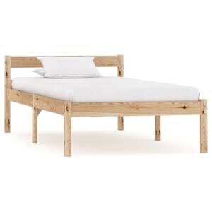 vidaXL Bedframe massief grenenhout 100x200 cm