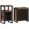 vidaXL Badkamermeubelset 2 st Multikleur en Zwart 55 x 35 x 60 cm