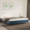 vidaXL Bedframe zonder matras 200x200 cm fluweel donkerblauw