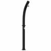 vidaXL Zonne-douche met douchekop PVC, ABS, Zinklegering Zwart