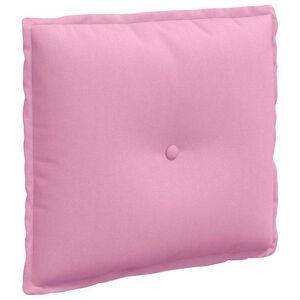 vidaXL Rugkussen Roze 50 x 19 x 45 cm Stof