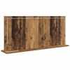 vidaXL Schmink Spiegel met LED -striplichten Oud Hout 100 x 45 x 18 cm