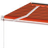vidaXL Luifel vrijstaand automatisch 350x250 cm oranje en bruin