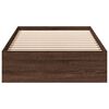 vidaXL Bedframe met lades bewerkt hout bruin eikenkleurig 90x190 cm