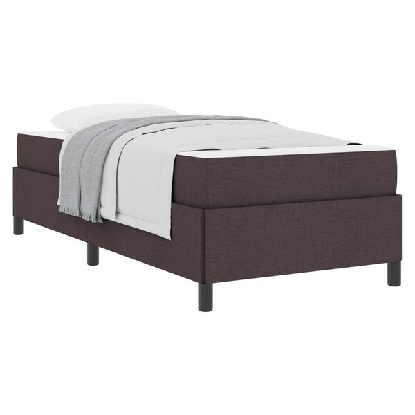 vidaXL Boxspringbed Donkerbruin 80 x 200 cm Stof