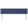 vidaXL Hoofdborden 180x5x78/88 cm stof blauw