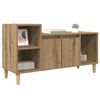 vidaXL TV-kast Artisan Eiken 100 x 35 x 55 cm Bewerkt hout