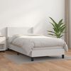 vidaXL Boxspring met matras kunstleer wit 80x200 cm