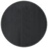 vidaXL Vloerkleed rond 100 cm bamboe grijs
