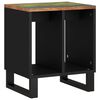vidaXL Bijzettafel 40x31x46 cm massief gerecycled hout en bewerkt hout