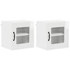 vidaXL Vaatwasserpaneel Kalmar 2 pcs Hoogglans wit 40 x 31 x 40 cm