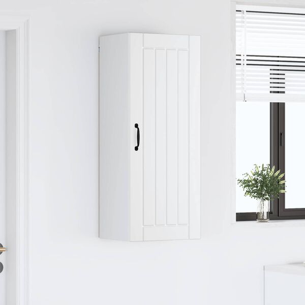 vidaXL Keukenkast Lucca Wit 40 x 31 x 100 cm Bewerkt hout