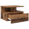 vidaXL Vliegend Nachtkastje 2 pcs Oudhout 40 x 31 x 28 cm Bewerkt hout