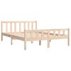 vidaXL Bedframe massief hout 120x190 cm