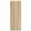 vidaXL Hangkast met opslag Sonoma Eiken 30 x 29,5 x 80 cm Bewerkt hout