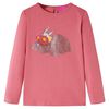 vidaXL Kindershirt met lange mouwen 140 oudroze