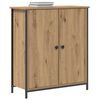 vidaXL Dressoir artisanaal eikenkleurig 70 x 30 x 80 cm Bewerkt hout