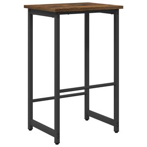 vidaXL Barkruk Gerookt eiken 40 x 32 x 64 cm Bewerkt hout