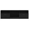 vidaXL TV-kast met lade Zwart Eiken 150 x 33,5 x 45 cm Bewerkt hout