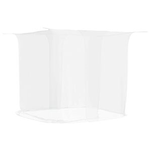 vidaXL Hangende klamboe 156 gaas 220x200x210 cm wit