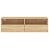vidaXL Tv-wandmeubel 100x30x30 cm bewerkt hout sonoma eikenkleurig