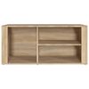 vidaXL Schoenenkast 100x35x45 cm bewerkt hout sonoma eikenkleurig