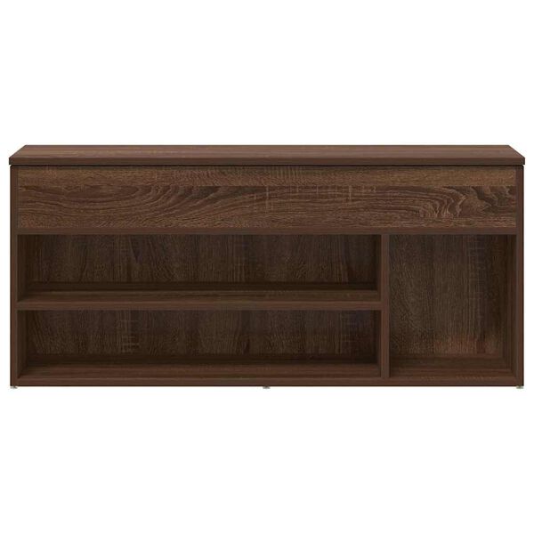 vidaXL Schoenenbank 102x30,5x45 cm bewerkt hout sonoma eikenkleurig