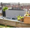 LECHUZA Plantenbak BALCONERA Stone 50 ALL-IN-ONE grijs