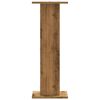 vidaXL Speakerstandaards 2 st 30x30x80 cm hout artisanaal eikenkleurig