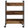 vidaXL Keuken Trolley Oud hout 50 x 30 x 70 cm Bewerkt hout
