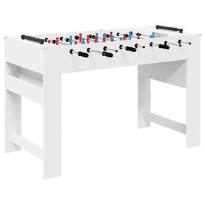 vidaXL Honkbaltafel Wit 125 x 60,5 x 80 cm Bewerkt hout