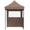 vidaXL Partytent Bruin 200 x 200 x 306 cm Oxford Stof