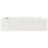vidaXL Plantenbak 90x90x23 cm massief grenenhout wit