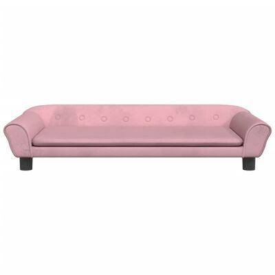 vidaXL Hondenmand 100x50x21 cm fluweel roze