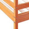 vidaXL Stapelbed massief grenenhout wasbruin 80x200/140x200 cm