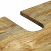 vidaXL Badkamermeubelset met lade met plank 3 pcs Bruin Bewerkt hout