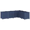 vidaXL Plantenbak 160x120x53 cm polypropeen blauwgrijs