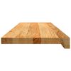 vidaXL Vensterbanken 2 st 80x30x2 cm massief eikenhout lichtbruin
