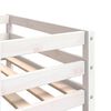 vidaXL Kinderbedframe massief grenenhout wit 80x200 cm