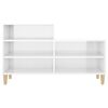 vidaXL Schoenenkast 102x36x60 cm bewerkt hout hoogglans wit