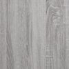 vidaXL Nachtkastje 40x35x70 cm bewerkt hout grijs sonoma eikenkleurig