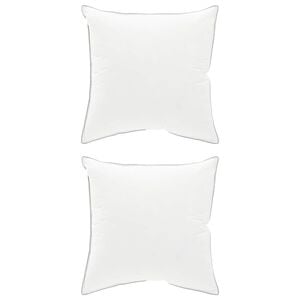vidaXL Hoofdkussen 2 st 80 x 80 cm Australisch Wol Wit