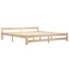 vidaXL Bedframe massief grenenhout 200x200 cm